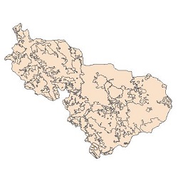 نقشه کاربری اراضی شهرستان اراک