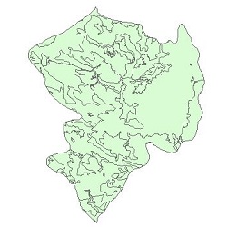 نقشه کاربری اراضی شهرستان کنگاور
