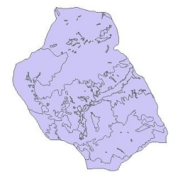 نقشه کاربری اراضی شهرستان محلات