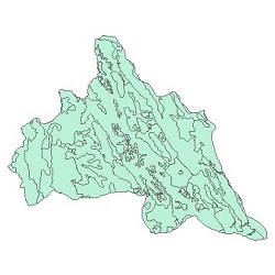 نقشه کاربری اراضی شهرستان ثلاث باباجانی