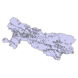 نقشه کاربری اراضی شهرستان ساوه