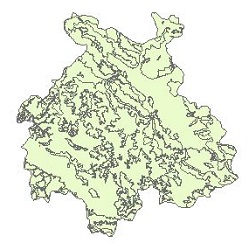 نقشه کاربری اراضی شهرستان شازند
