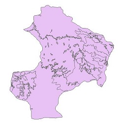 نقشه کاربری اراضی شهرستان تفرش
