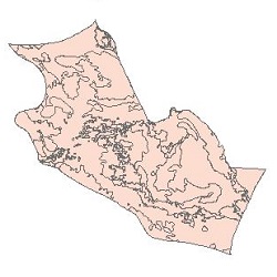نقشه کاربری اراضی شهرستان ابرکوه