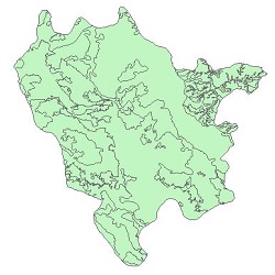 نقشه کاربری اراضی شهرستان بروجرد