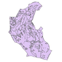 نقشه کاربری اراضی شهرستان طبس