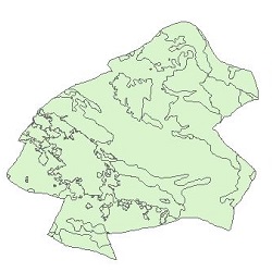 نقشه کاربری اراضی شهرستان یزد