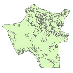 نقشه کاربری اراضی شهرستان تفت