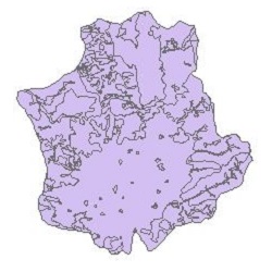 نقشه کاربری اراضی شهرستان اسدآباد