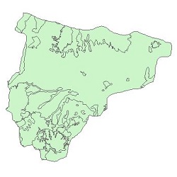 نقشه کاربری اراضی شهرستان بهار