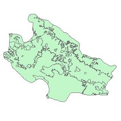 نقشه کاربری اراضی شهرستان رزن