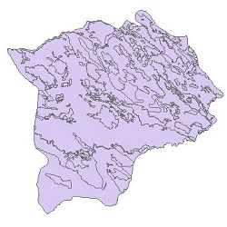 نقشه کاربری اراضی شهرستان گچساران