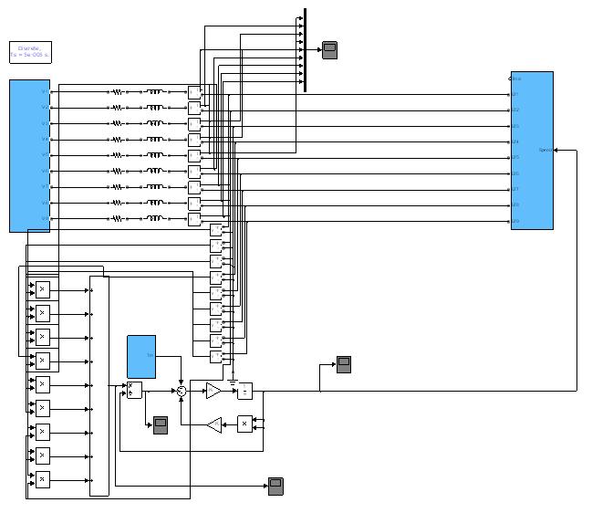 پروژه مدلسازی و شبیه سازی موتور جریان مستقیم بدون جاروبك 9 فاز BLDC