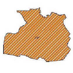 شیپ فایل محدوده سیاسی شهرستان اهواز